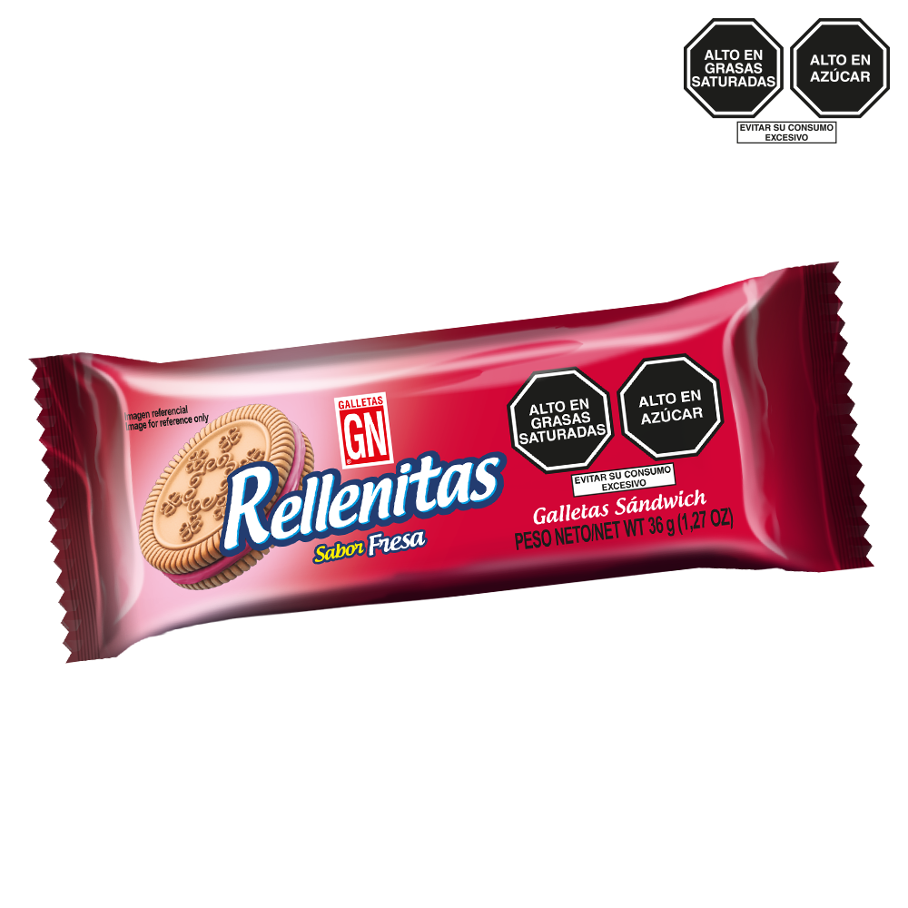 Galleta GN Rellenita  fresa 36